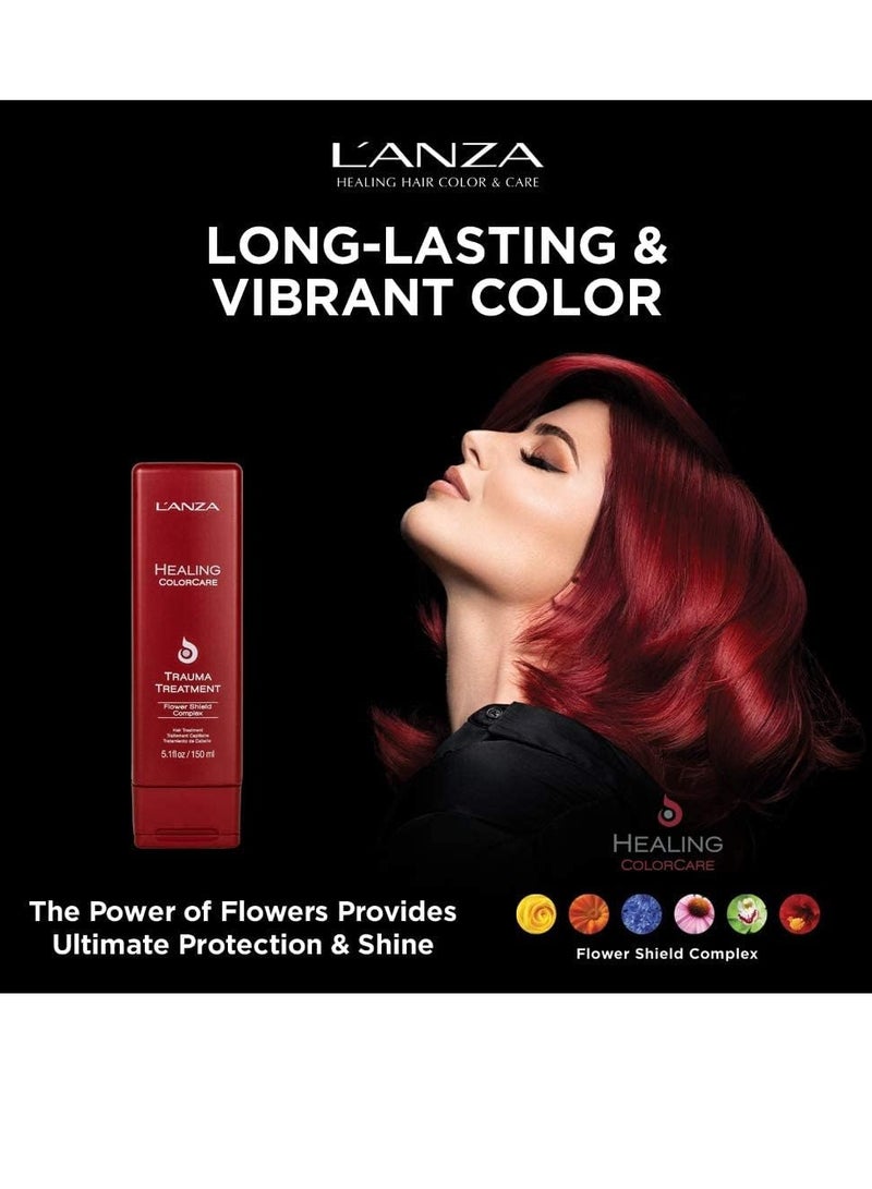 L'anza علاج ل'أنزا للعناية بالألوان، بلسم يترك على الشعر للعناية بالشعر الجاف والتالف، يطيل عمر اللون، للحصول على لون صحي ومشرق مع إصلاح الأطراف المتقصفة واللمعان، عناية فاخرة بالشعر - Image 2