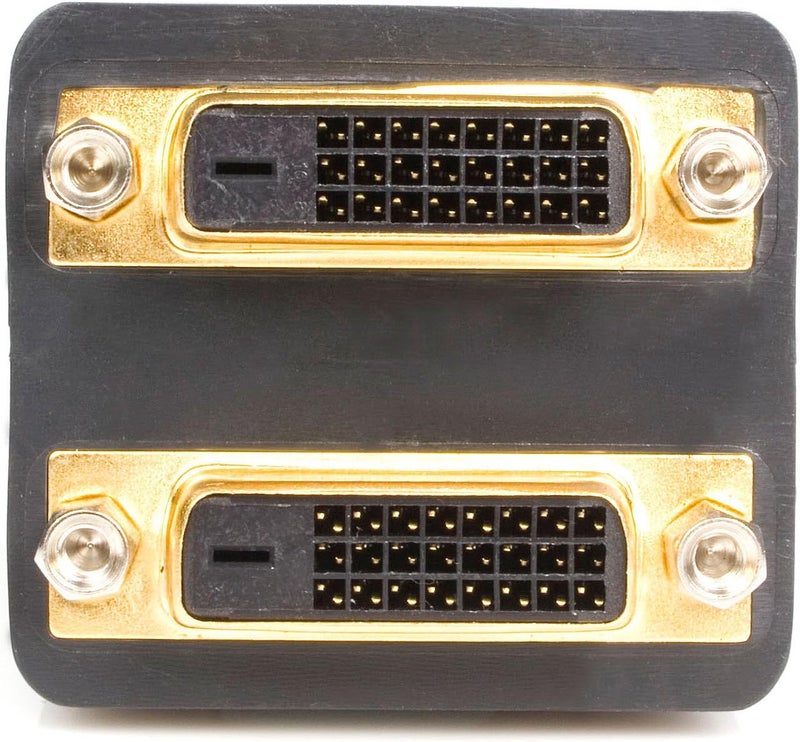 StarTech.com 1ft كابل مقسم DVI - ذكر/أنثى إلى 2x فيديو مزدوج لشاشة كمبيوتر مقسمة (DVISPL1DD) - Image 2