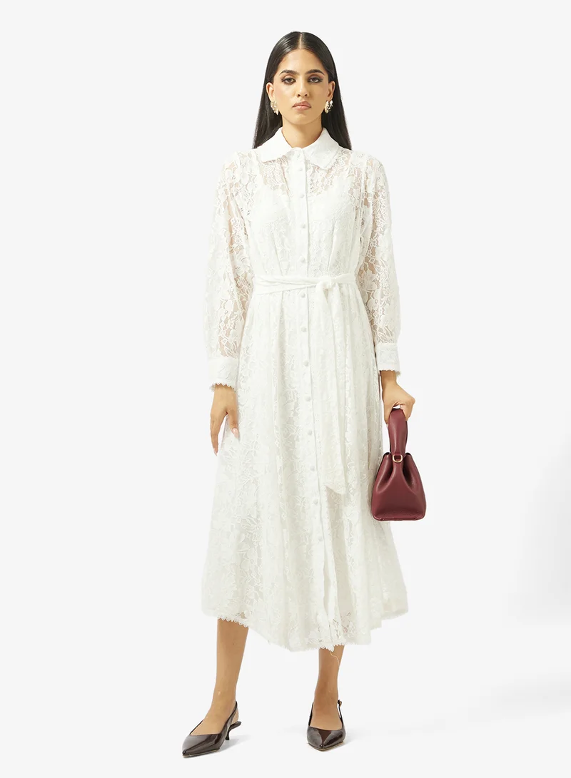 Khizana  Lace A-line Dress for Women | Best Price UAE