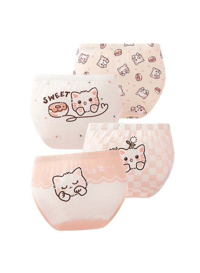 KUYING New Comfortable Skin friendly Breathable Underwear Set 0f 4 