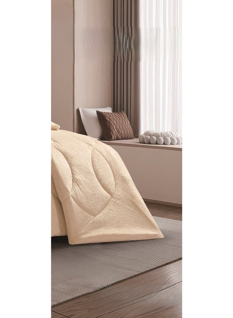 Smart Double bedspread made of soft velvet and fur with a hotel design for a luxurious hotel experience - Image 4