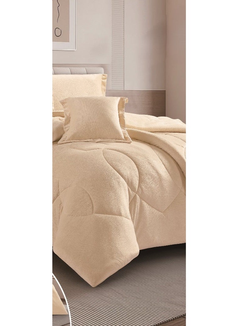 Smart Double bedspread made of soft velvet and fur with a hotel design for a luxurious hotel experience - Image 3