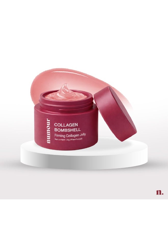 Numour Collagen Bombshell 30g | Hydrolyzed Collagen Jelly | With Hyaluronic, Niacinamide & Vitamin C | For Sagging, Fine lines & Dullness | Anti-Aging Moisturizer for All Skin Types - Image 3
