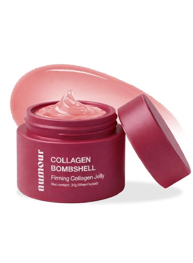 Numour Collagen Bombshell 30g | Hydrolyzed Collagen Jelly | With Hyaluronic, Niacinamide & Vitamin C | For Sagging, Fine lines & Dullness | Anti-Aging Moisturizer for All Skin Types - Image 1