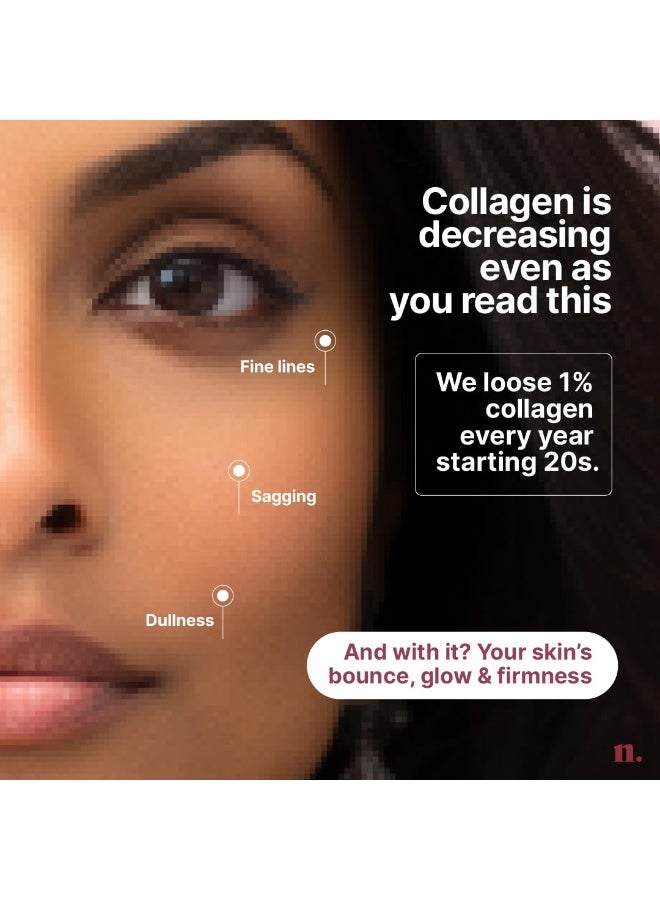 Numour Collagen Bombshell 30g | Hydrolyzed Collagen Jelly | With Hyaluronic, Niacinamide & Vitamin C | For Sagging, Fine lines & Dullness | Anti-Aging Moisturizer for All Skin Types - Image 2