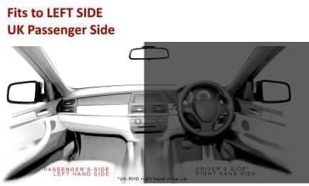 Generic Springs AutoMoto Fits to Audi Q7 2006-2009, VW Toureg 2007-2010 Wing Mirror Glass Heated Base Left Hand (UK Passenger Side)  - Image 2