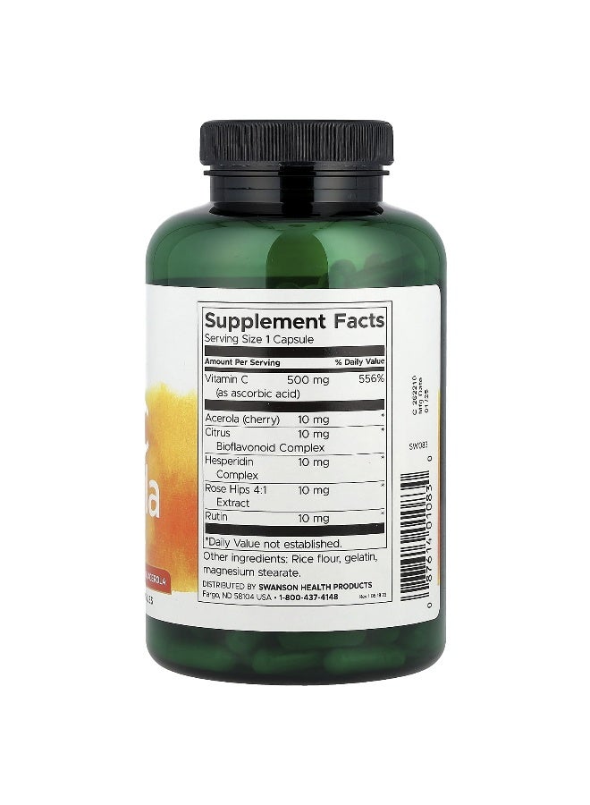 Swanson, Ultra C Formula, 250 Capsules - Image 2