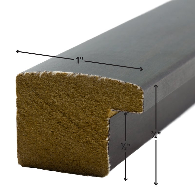 Craig Frames 232477781622N 1-Inch Wide Picture/Poster Frame in Smooth Wood Grain Finish, 16 by 22-Inch, Brazilian Walnut - Image 3