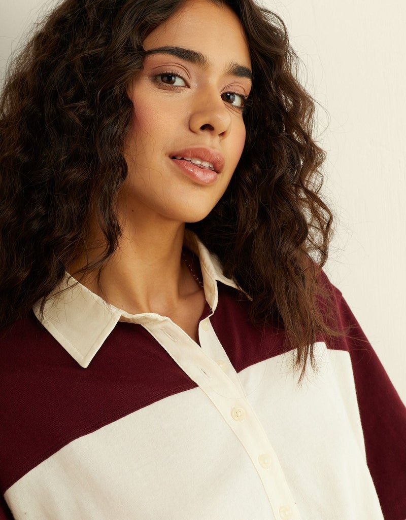 American Eagle AE Striped Rugby Polo T-Shirt - Image 3