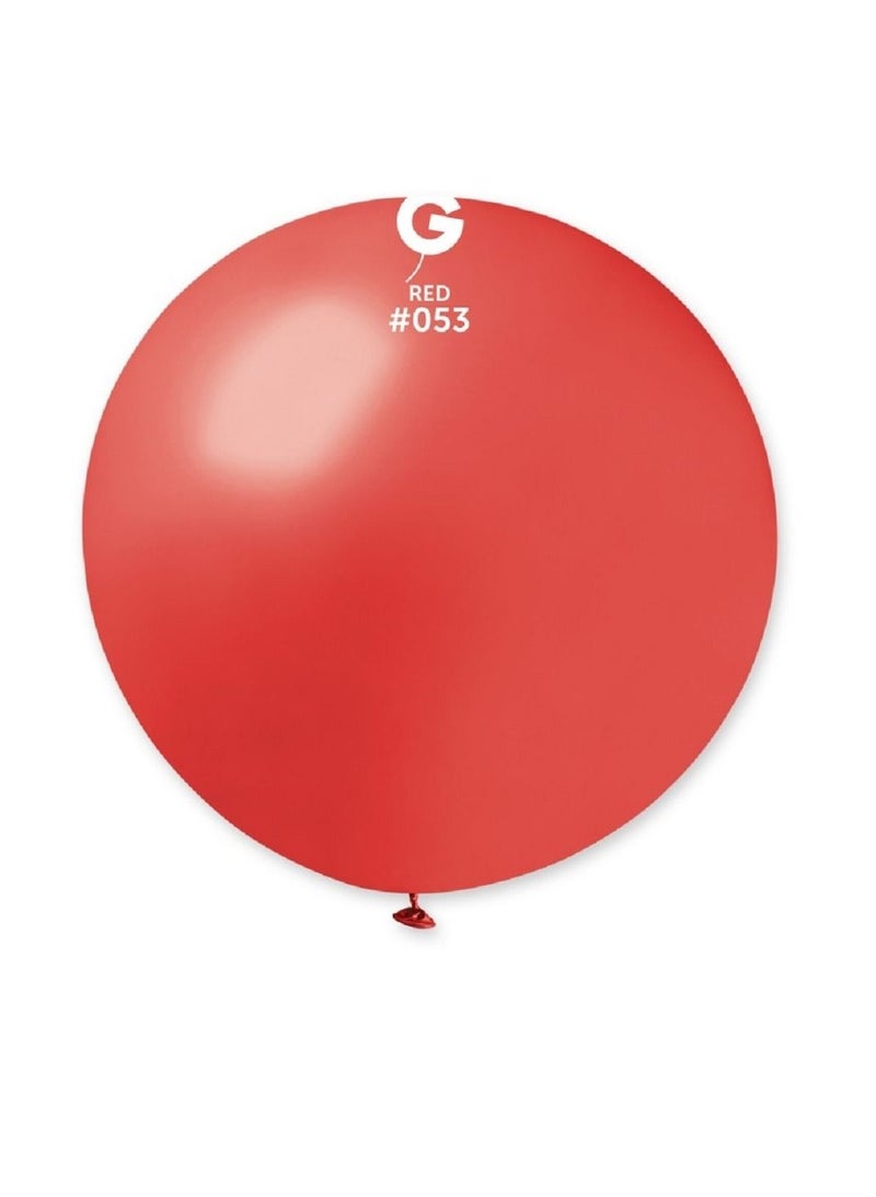 Gemar 31" Red Metallic Balloon 1Ct