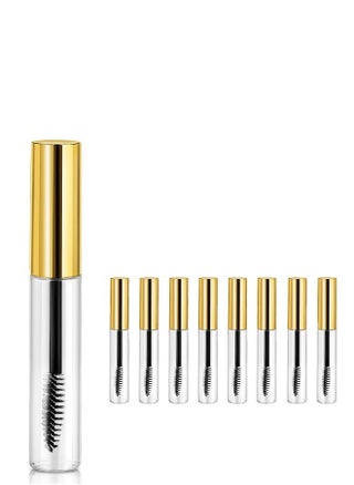 8 Pcs 3.5ml Empty Mascara Tubes, Wand Empty Eyelash Bottle, Clear Refillable Mascara Container, Eyelash Serum Tubes Eyeliner Tubes Set, Castor Oil and DIY Cosmetics (Gold) - pzsku/ZFC8EDA47F1CE8C9D9537Z/45/_/1690876333/17b5183f-1c76-4a27-ae45-bbf221857e7b