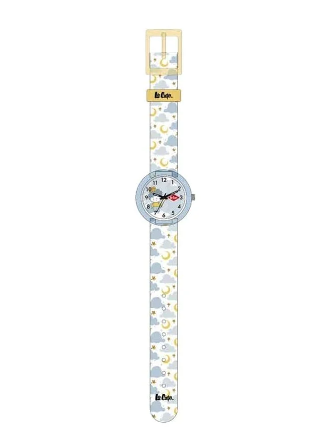 Lee Cooper Lee Cooper LC.K.4.063 Kids Analog Display Watch & Silicone Strap White