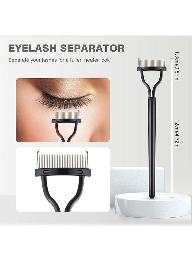 3 PCS Eyelash Separator Comb Double Head Eyelash Comb Eyebrow Spoolie Brush And Comb Eye Brow Grooming Brush Set Eye Makeup Tools