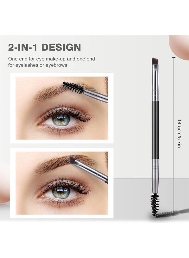 3 PCS Eyelash Separator Comb Double Head Eyelash Comb Eyebrow Spoolie Brush And Comb Eye Brow Grooming Brush Set Eye Makeup Tools