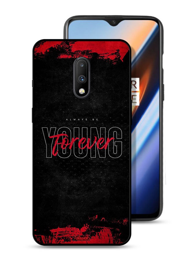 Tolwak OnePlus 7 Protective Case Cover Forever Young - Image 1