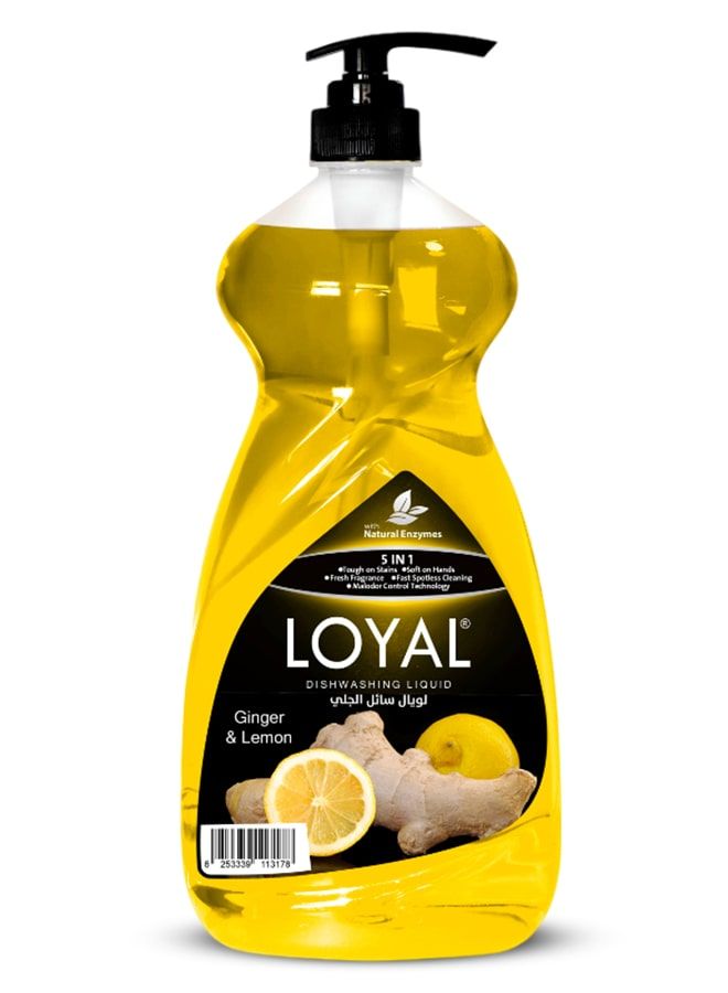 loyal 5 in 1 Dishwashing Liquid - Ginger & Lemon 1.5L
