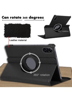 Best Choice Products For Honor Pad X9 Case,360 Degree Rotating Multi Angle Viewing Folio Stand Cases with Auto Sleep/Wake for Honor Pad X9,Black  - Image 2