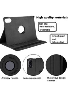 Best Choice Products For Honor Pad X9 Case,360 Degree Rotating Multi Angle Viewing Folio Stand Cases with Auto Sleep/Wake for Honor Pad X9,Black  - Image 3