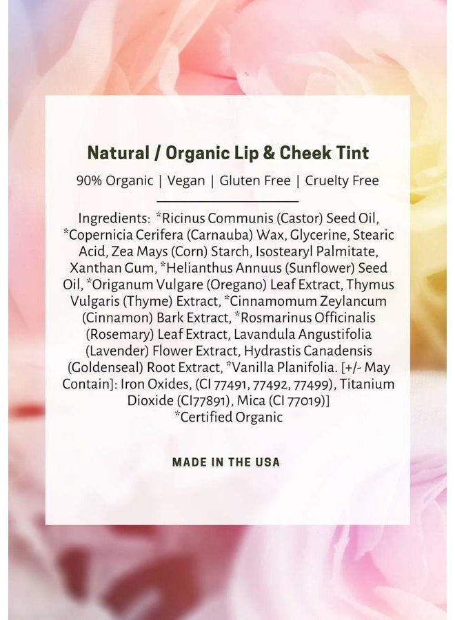 Mom's Secret Natural Organic Cream Blush Stick Cheek Tint, 100% Natural, Vegan, Gluten Free, Cruelty Free, Made in the USA, 0.18 oz. (Blush) - Image 4