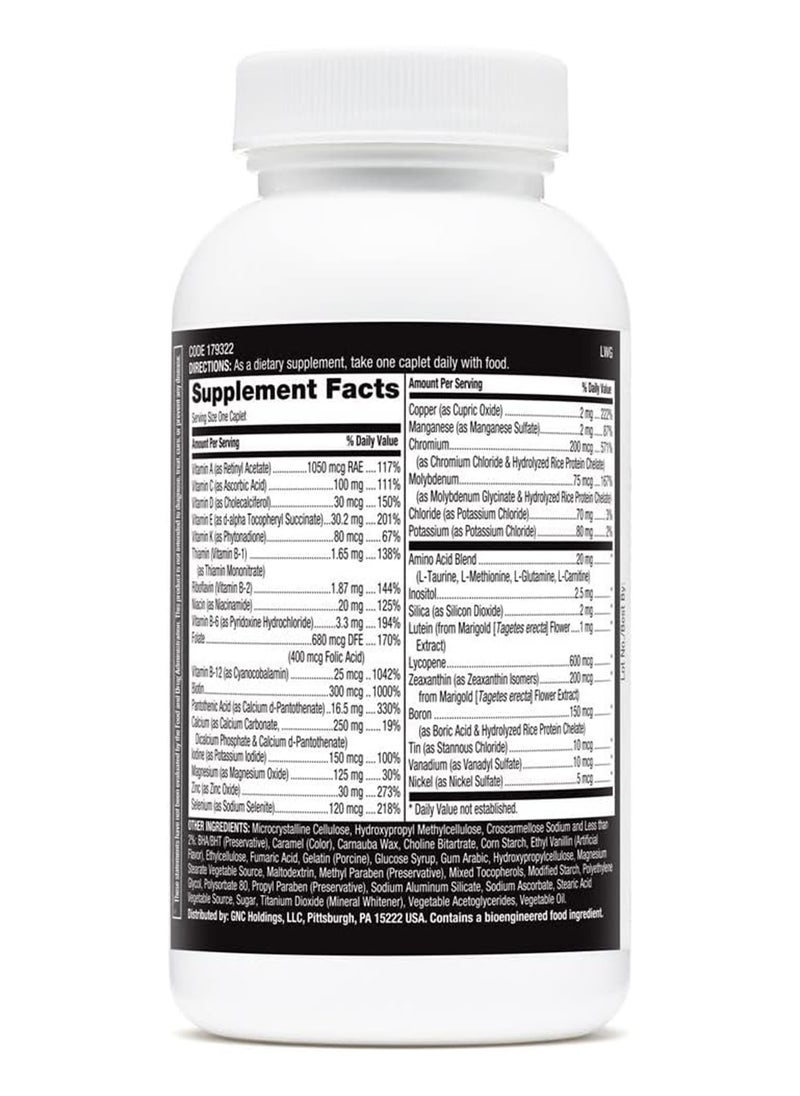 GNC - Mega 1 Daily Multivitamin For Men For 19 Vitamins And Minerals 60 Count - Image 1