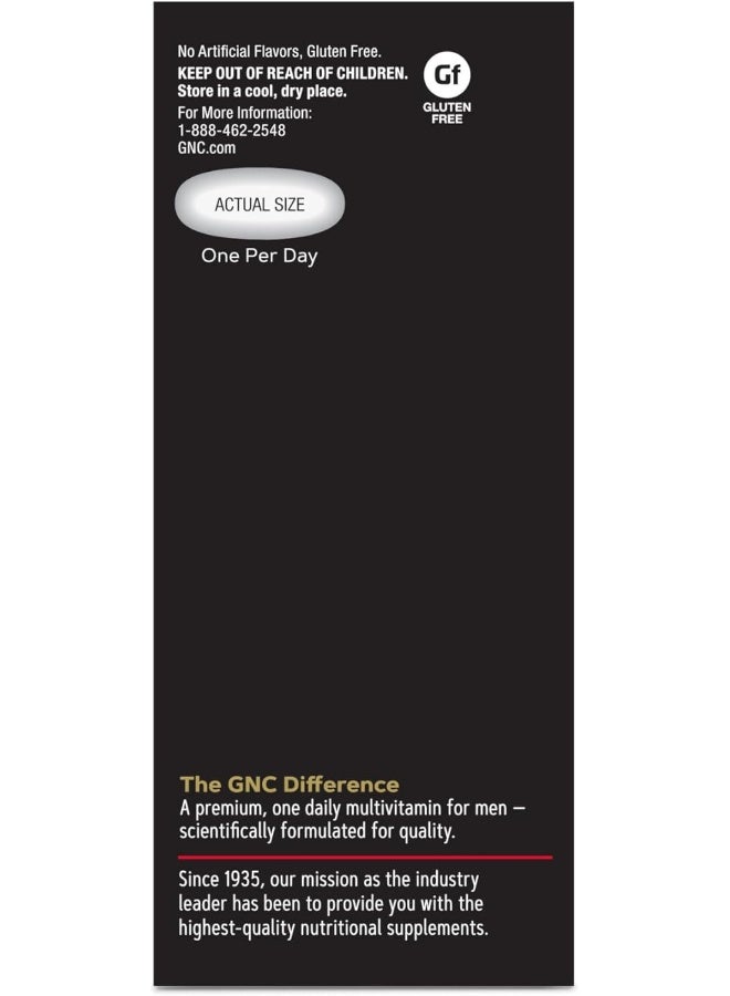 GNC GNC Mega 1 Daily Multivitamin for Men for 19 Vitamins and Minerals (60 Count)  - Image 4