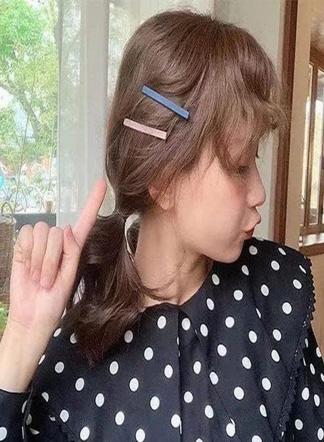 FICTIOUS Bobby Hair Pins for Girls, Hairpin Morandi Color Simple Side Hairpin Duckbill Clip Korean Bangs Clip Broken Hairpin Back Head Clip, Elegant Front Hair Clip Headdress Girl's Side Bangs Broken Hairpin- 10 pc. (Multi) - Image 5