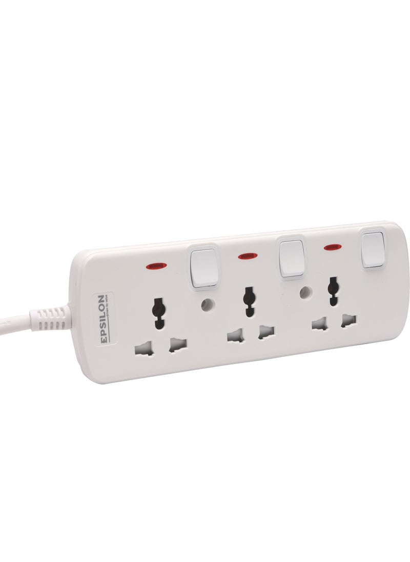 Epsilon - Epsilon 3 Way Extension Socket - ES1097 - Image 1