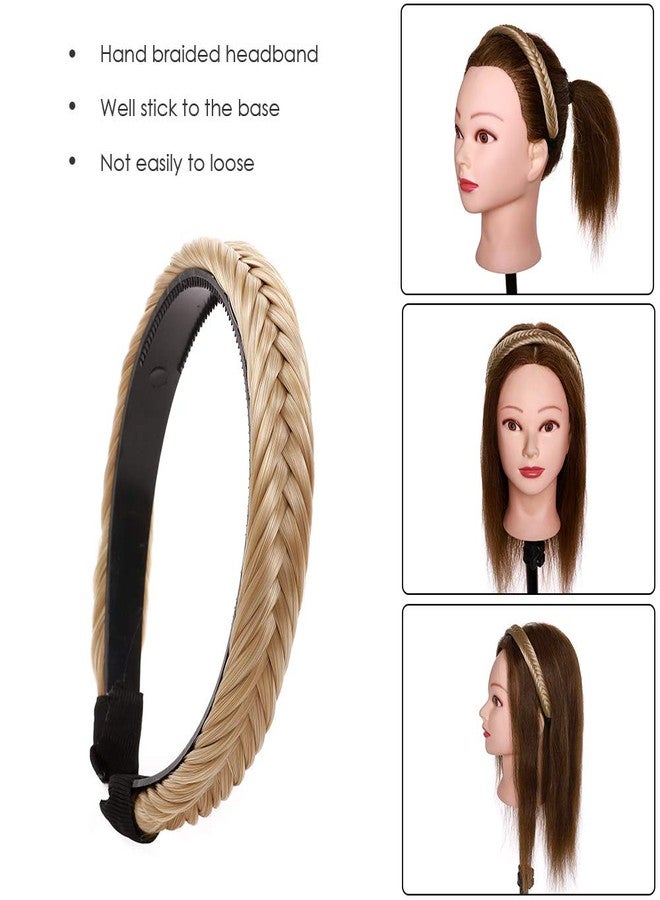 هيرو طوق شعر مضفر بأسنان من هيرو، طوق شعر مضفر للنساء، طوق شعر مضفر، طوق شعر بأسنان، طوق شعر صناعي على شكل ذيل سمكة، طوق شعر مضفر بتقنية بالياج، قطعة شعر 48 غرام #26/613 - Image 4
