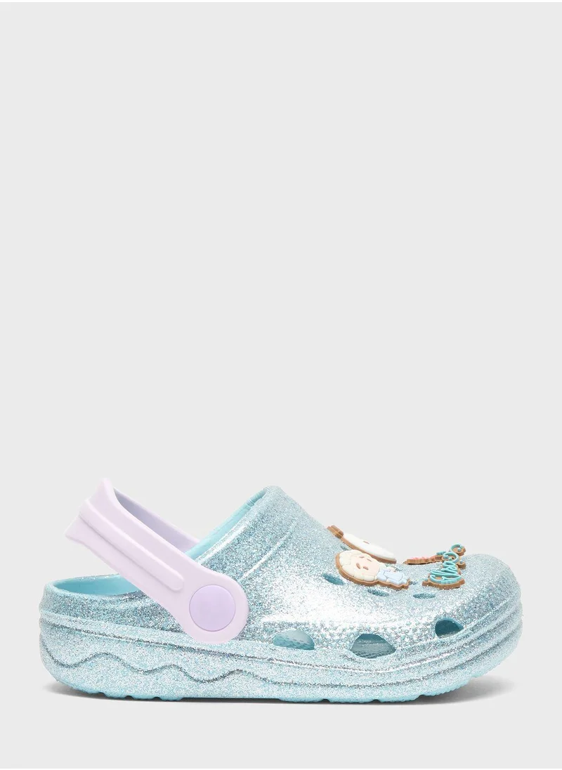 ديزني Kids Disney Printed Clogs