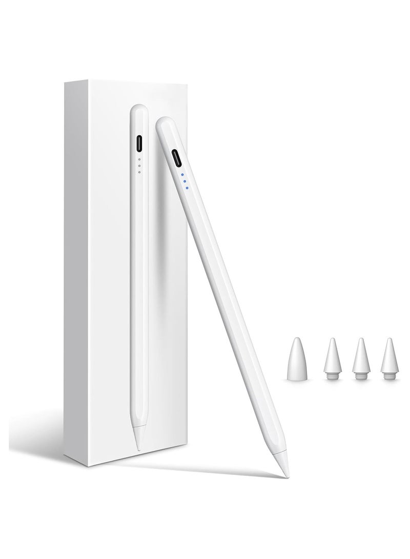 Stylus Pen for iPad 2024-2018 with Faster Charge,Tilt Sensor Compatible with iPad Pro 11/13 M4,iPad Air 11/13 M2,iPad Pro 11/12.9 - Image 1
