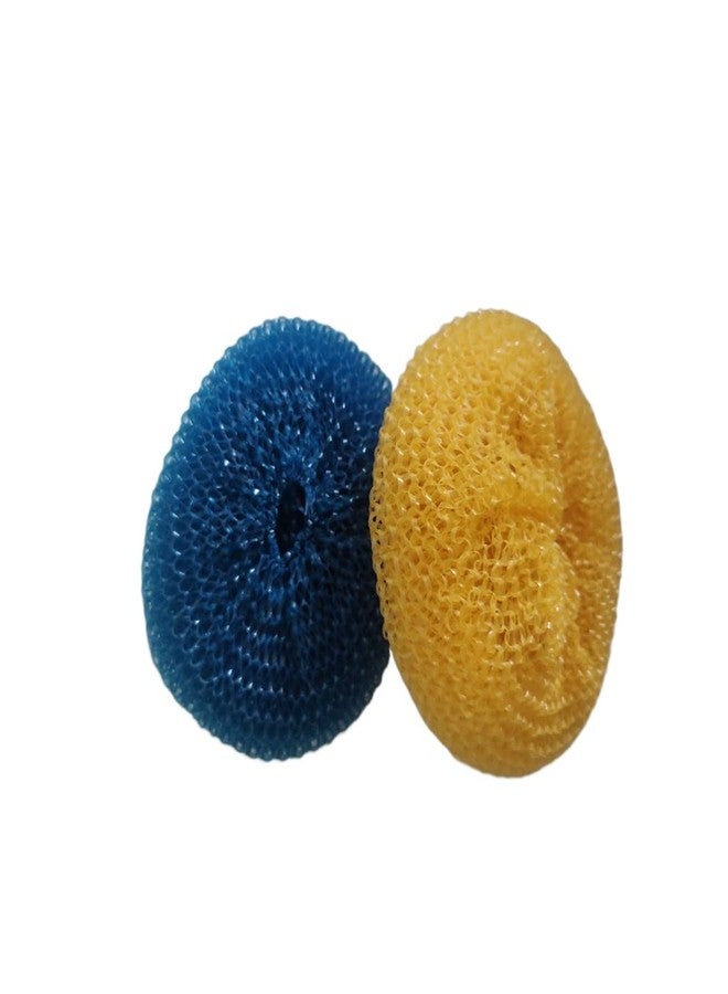 Ebonee Plastic Dish Scrubbers for Dishes, Nylon Pot Round Scrubber Scouring Pad, Colorful Non Scratch Mesh Scouring Dish Pads Scrubbers for Cookware (24 Pack) - Image 5