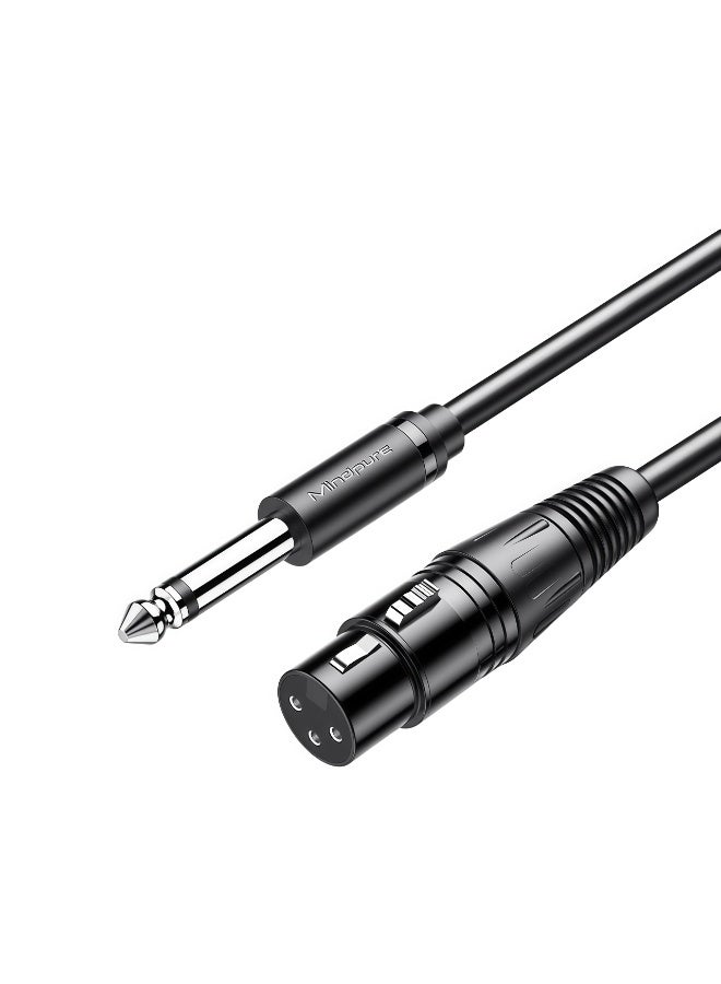 Mindpure Cable Matters 6.35mm(1/4 Inch)Short TRS to XLR Cable -4.92ft,Male to Female,XLR to 1/4 Cable - Image 1
