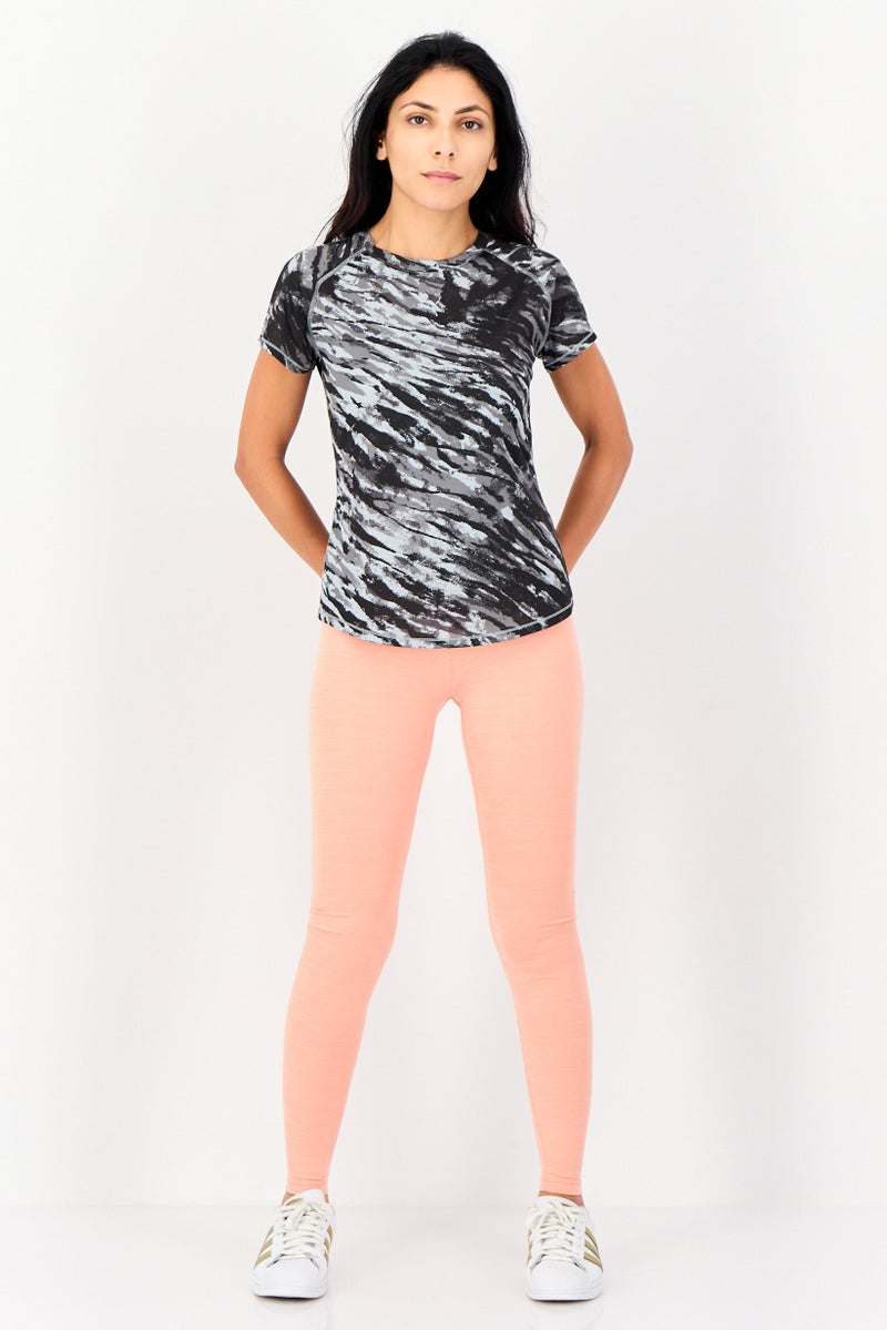 PUMA Women Regular Fit Short Sleeves Training T-shirt, Multicolor - Image 4