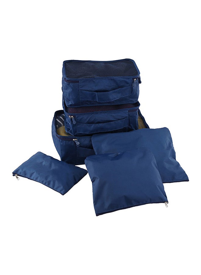 طقم حقائب منظمة للسفر من 6 قطع أزرق - Image 1