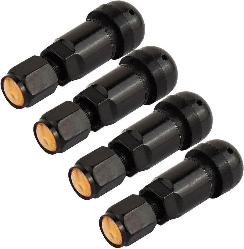 TOMALL TPMS Black Bolt-in Tire Valve Stem Caps Explosion Proof Inner Tube Valve - Image 3