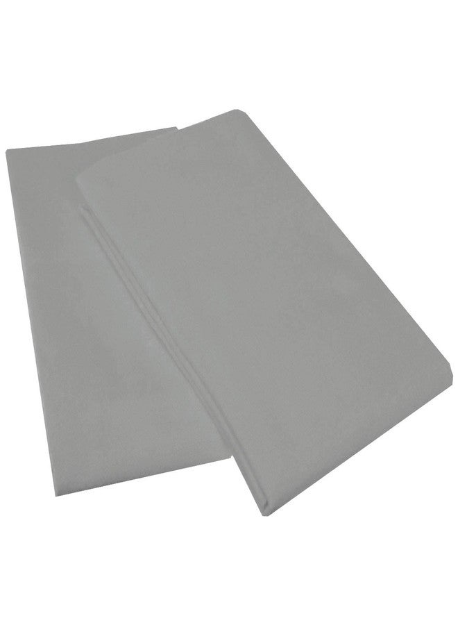 AUCOCU Extra Soft Jersey Knit Pillow Cases, Standard Size with Hidden Zipper, Soft Than Cotton, Pack of 2, Gray - Image 3