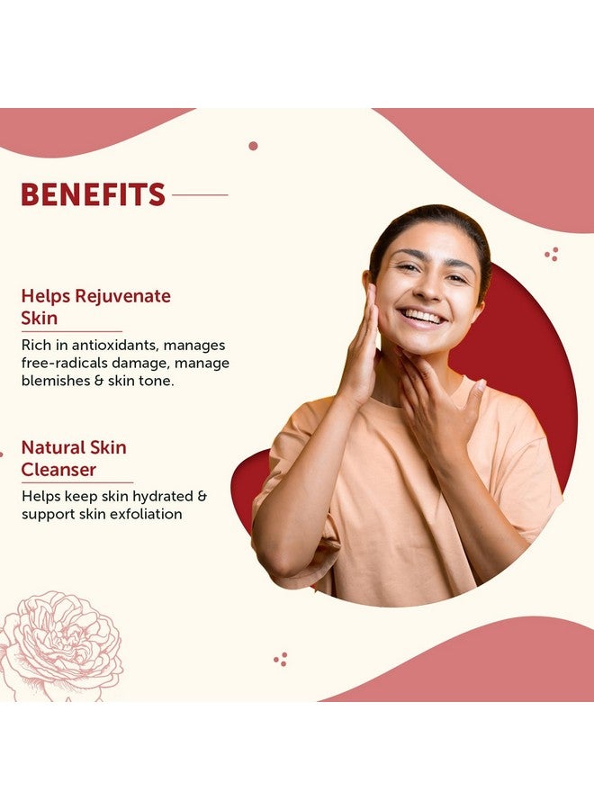 Neuherbs Rose Petal Powder - 100g | Antioxidant Support To Revitalize Skin Health | 100% Pure & Natural | Rose Powder for Face Mask, Tanning & Glowing Skin. - Image 2