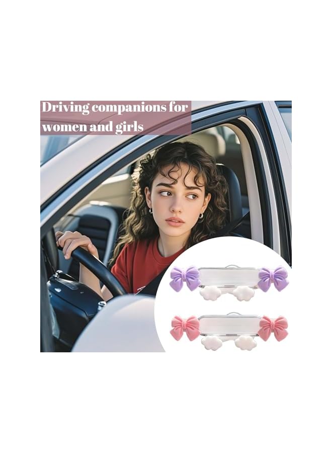 S-TOP Bow Car Phone Holder 2026 New, Hands-Free Adjustable 360° Rotating Air Vent Mount, for Universal Smartphones, Secure Grip, Cute Girly Car Accessory Gift, for Women Girls, Pink - Image 4