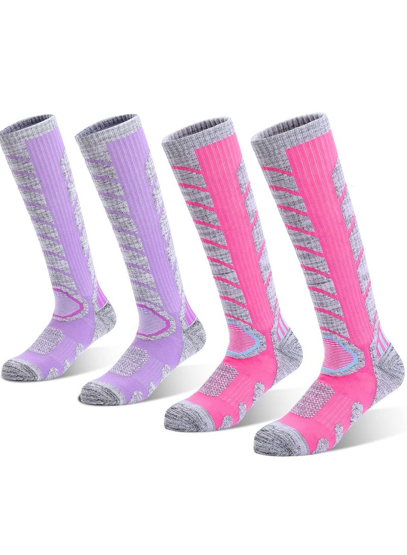 جوارب تزلج دافئة شتوية للنساء والرجال - زوجين - Image 1