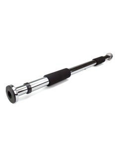 Door Mount Hanging Rod Pull Up Bar with Adjustable Length and Cushioned Grip for Men Women Kids Height Increase Pull Ups Exercise Steel