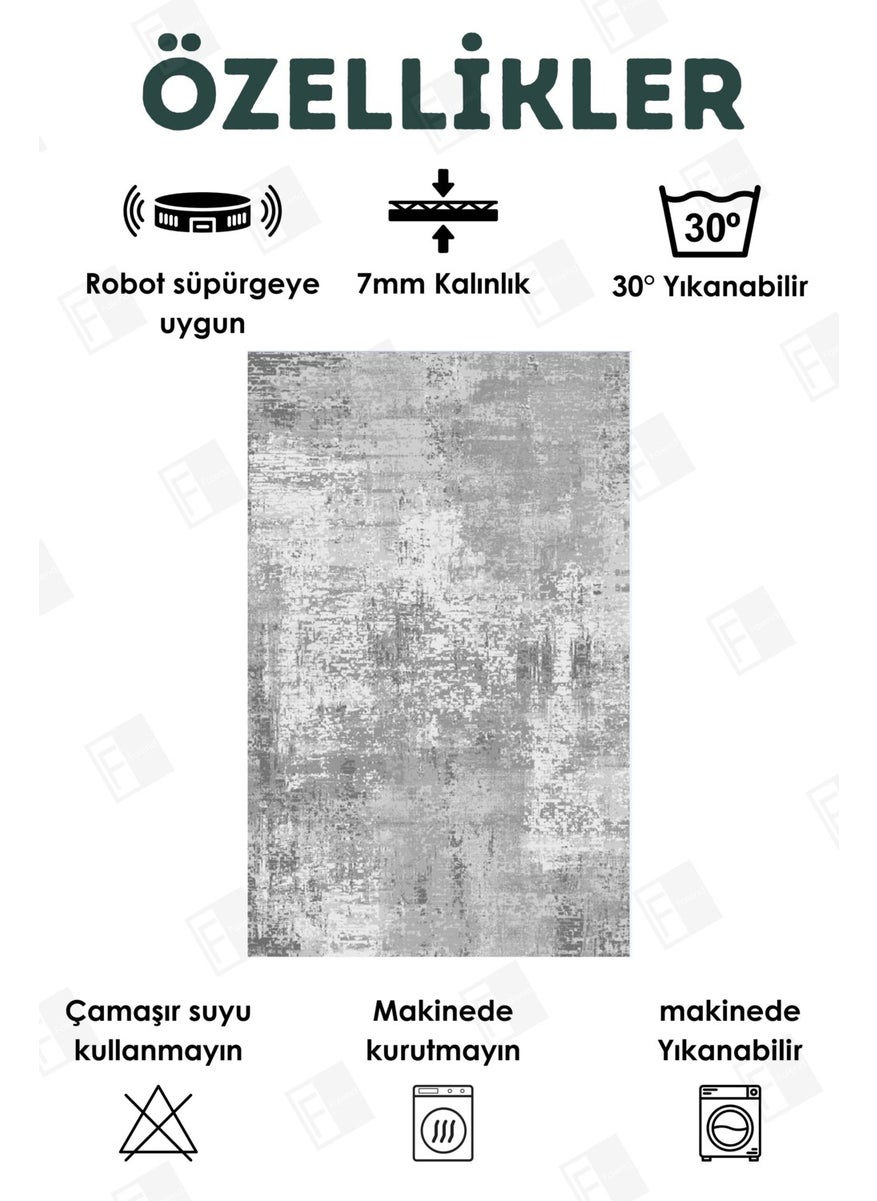 Faiend - Digital Printing Washable Non-Slip Base Decorative Living Room Rug Kitchen Rug - Image 1