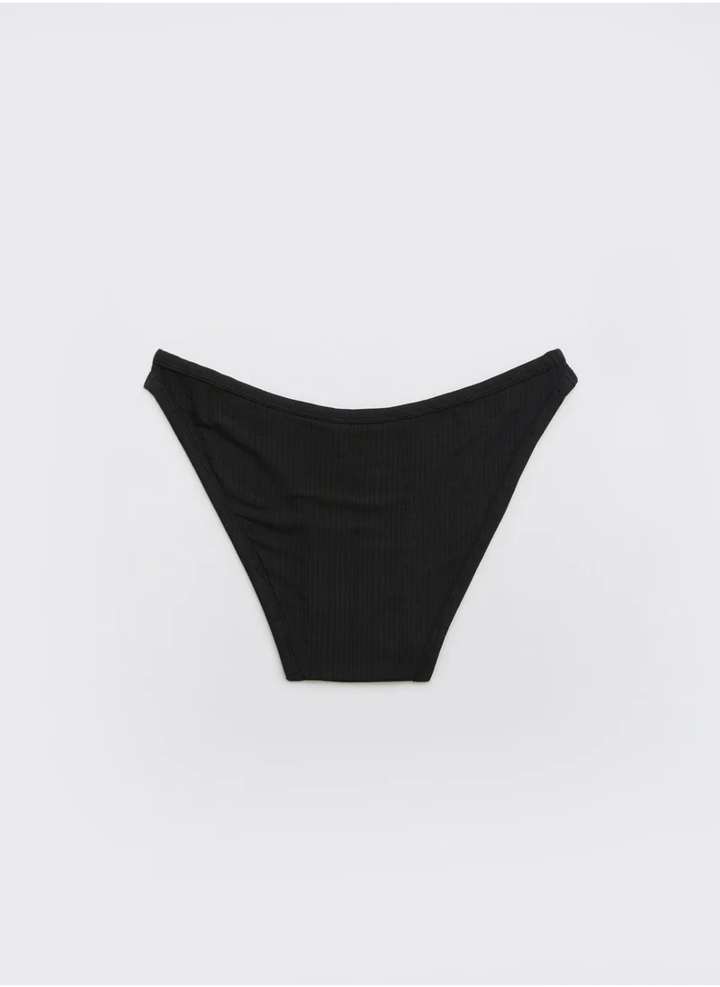 Aerie Ribbed High Leg Bikini