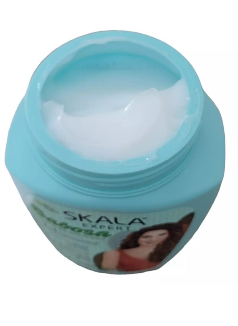SKALA - Skala Babosa Treatment, Hydrates and Conditions Hair Cream (2 in 1) with Aloe Vera Extract, Shea Butter and D-Panthenol for All Types of Curly Hair 1000g (Brazilian) - Image 1