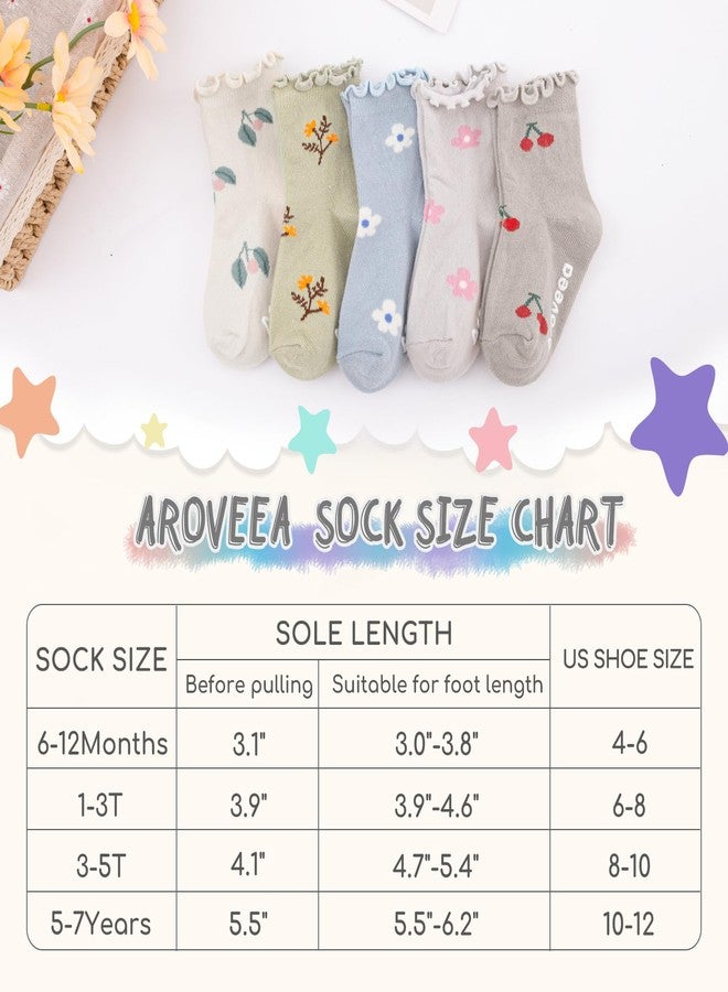 Aroveea Baby Toddle Socks Grip Non Slip Kids Boys Girls Cotton Socks 12 Pack Ankle Cute Newborn Socks 1-3T - Image 5