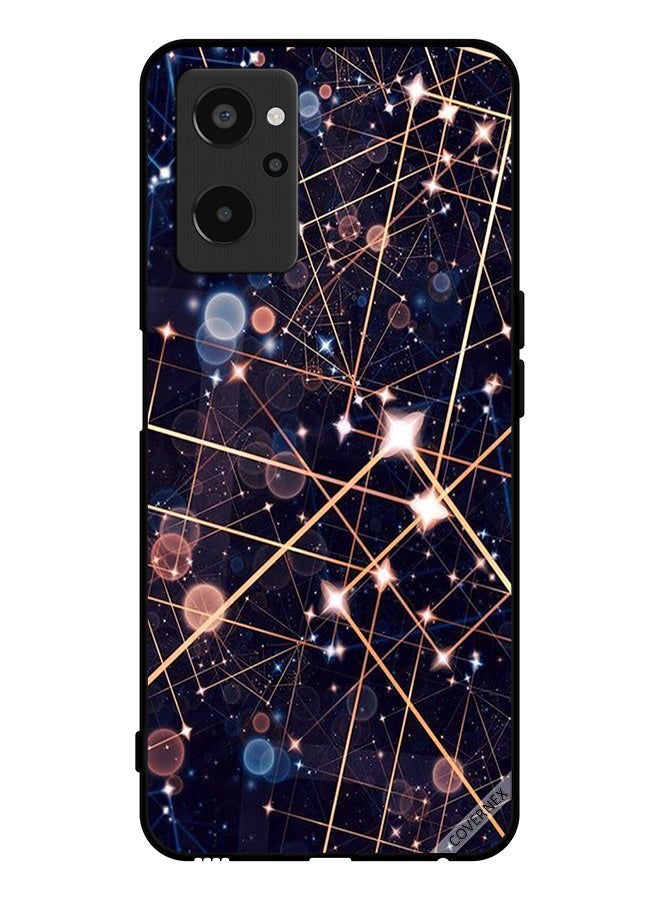 Covernex Protective Case Cover For Realme 9i Pattern Of Lighting Curves - Image 1
