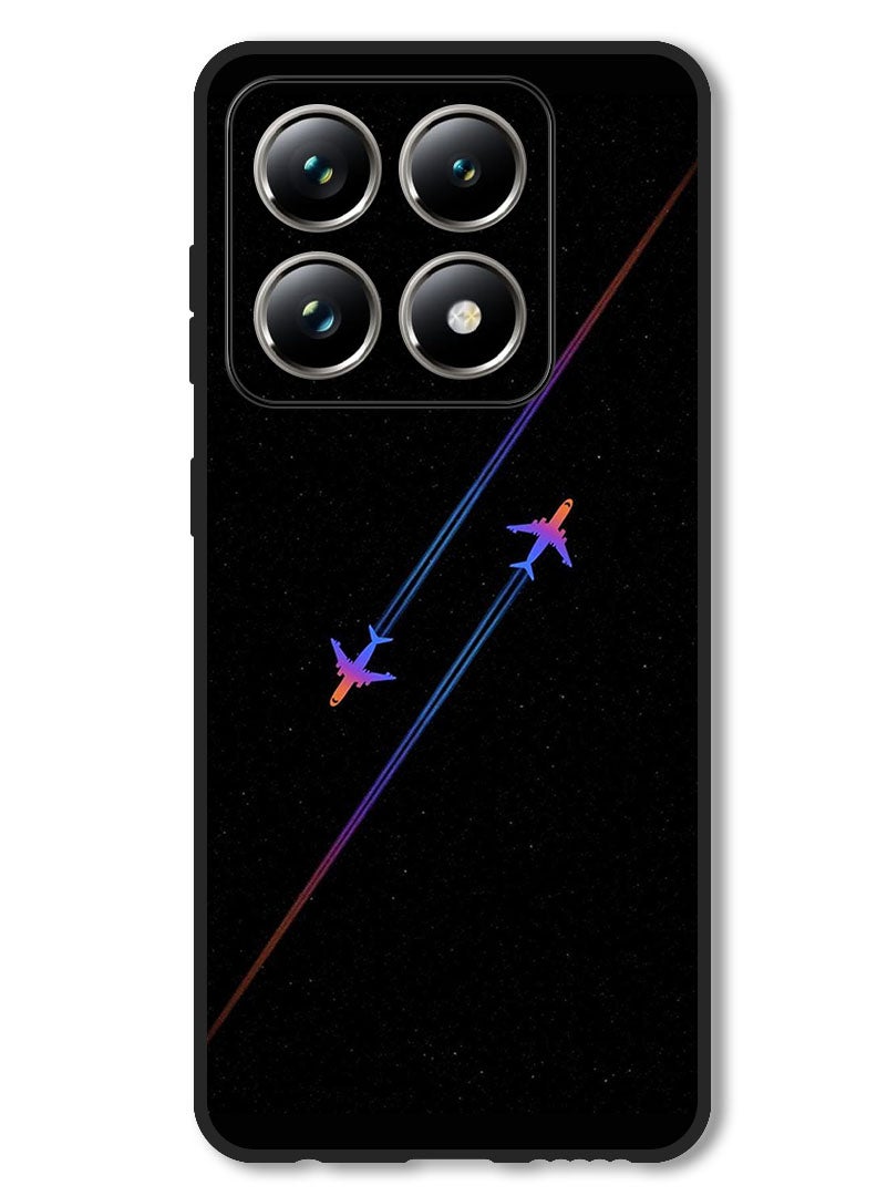 Theodor Case Compatible with Xiaomi 14T Protection Shockproof Bumper Cover Airplanes - Image 1