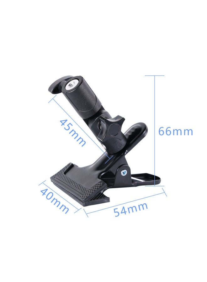 مشبك معدني كروي قوي لتصوير الخلفيات المباشرة - مشبك عالمي متين للكاميرا وسطح المكتب - Image 1