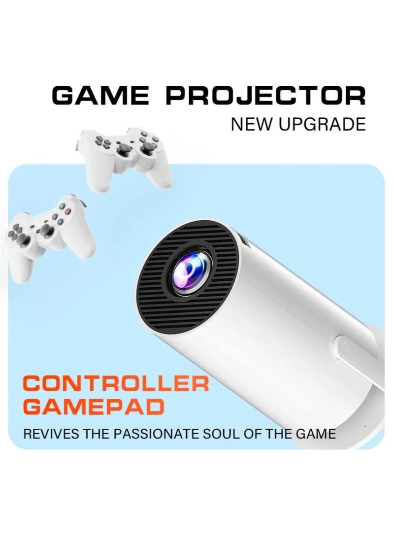 Generic - M300 MAX Retro Video Game Consoles Mini Portable Intelligent ProjectorHome Projector Android11 System 720P 64GB Games - Image 1
