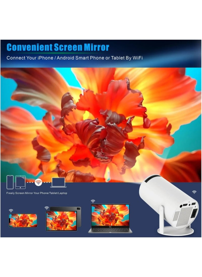 Generic - M300 MAX Retro Video Game Consoles Mini Portable Intelligent ProjectorHome Projector Android11 System 720P 64GB Games - Image 1
