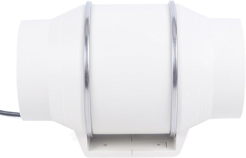 High-Performance Inline Duct Ventilation Fan - Quiet Exhaust & Intake Booster for Kitchen, Bathroom, Grow Rooms, HVAC (4-INCH, White) - Image 4